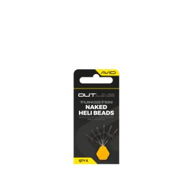 Avid Outline Tungsten Naked Heli Beads Rubber Kraal 6st