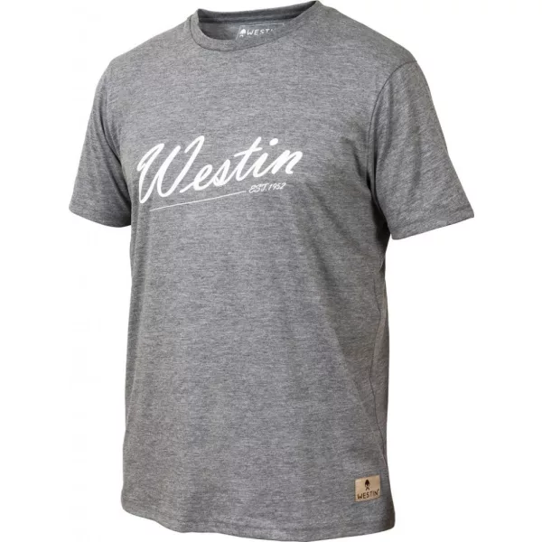 WESTIN Old School T-Shirt L Grey Melange T-shirt