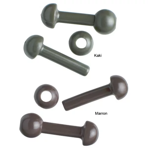 Prowess Helicopter Beads Kaki Stopkraal 10 stuks