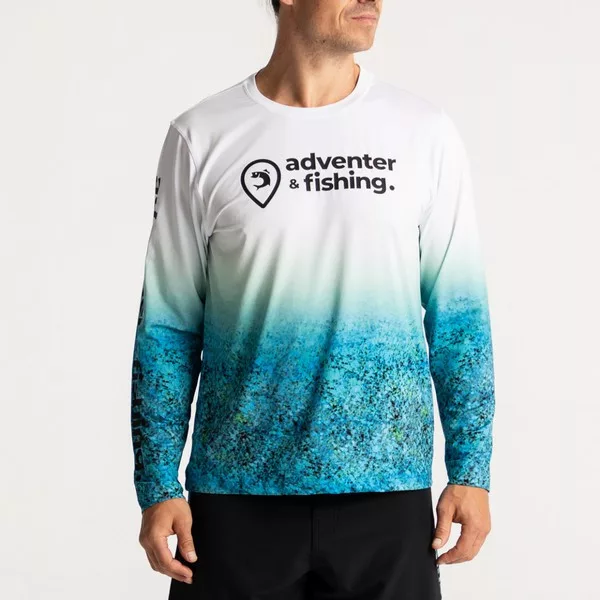 Adventer Fishing Bluefin Trevally Lange Mouw UV-Shirt L