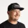 Adventer Fishing Cap Black With A Straight Flap Baseballpet
