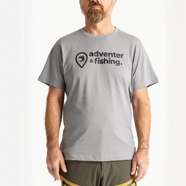 Adventer Korte Mouw Titanium L T-shirt
