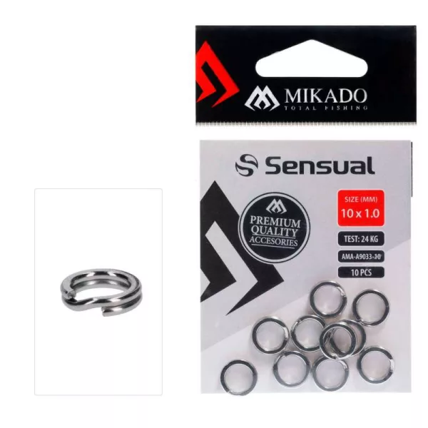 Mikado Strong 8 Splitring 10 stuks