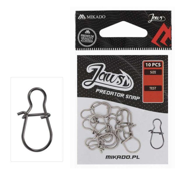 Mikado Jaws Predator XS Kunstaassluiting 10 stuks
