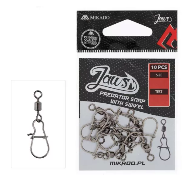 Mikado Jaws Predator XXL Kunstaassluiting Met Wartel 10 stuks