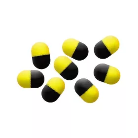 Mikado Geel-Zwart Zig-Rig Foam Pop-Up 9st