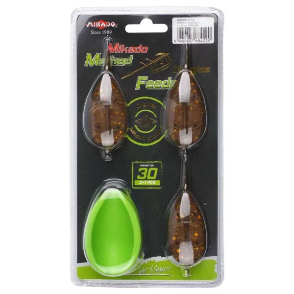 Mikado Method Feeder Douglas 70gr 3 stuks Method Mand Met Vuller