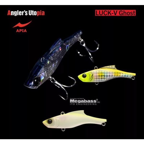 Apia Luck-V Ghost Chart Back Pearl 6,5cm 15gr Zinkende Wobbler