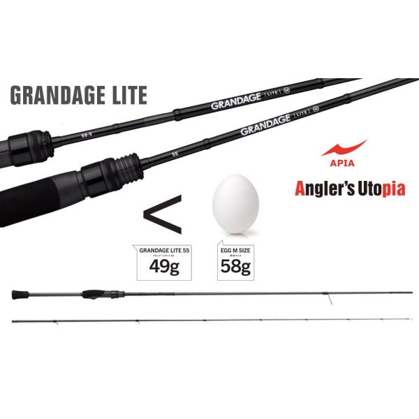 Apia Grandage Lite 64 1,93m 0,4-5gr 2-delige Spinhengel