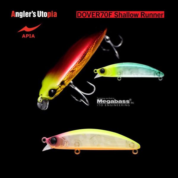 Apia Dover 70F Shallow Runner 70mm 8,5gr 11 Clear Crown Wobbler