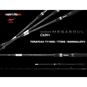   Apia Grandage Naval Megasoul 63H+ Cast 1,905m Max 150gr 2-Delige Spinhengel