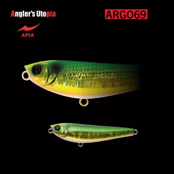 Apia Argo 69 8,5gr 69mm 08 Green Gold Kohada Wobbler