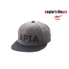 Apia Flat Cap Grijs-Zwart Full Cap