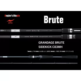   Apia Grandage Brute Sidekick C83MH Cast 2,51m 10-50gr 2-Delige Spinhengel