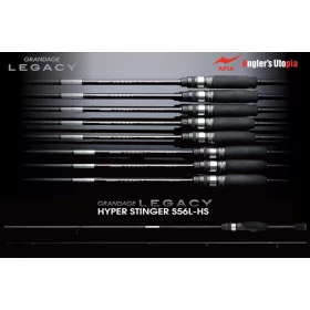   Apia Grandage Legacy Hyper Stynger S-56L-HS 1,67m 0,2-6gr 2-delige Spinhengel