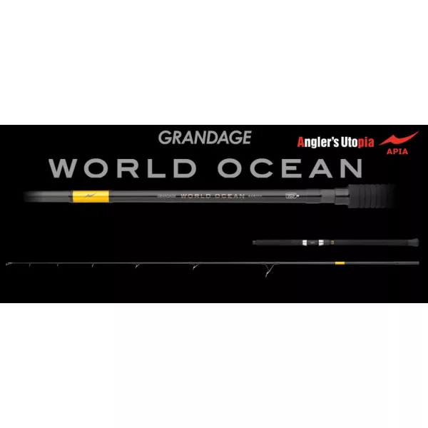 Apia Grandage World Ocean 825M 2,49m Max 100gr 2-delige Spinhengel