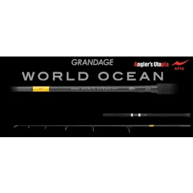   Apia Grandage World Ocean 7614MAX 2,29m Max 250gr 2-delige Spinhengel
