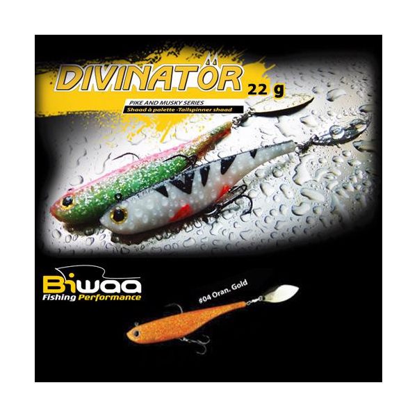 Biwaa Divinator Junior 14cm 22gr 04 Orange Gold Spinnertail 1db