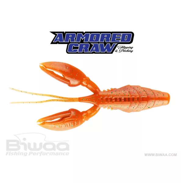 Biwaa Armored Craw 10cm 03 Orange Green Gumi Műcsali 6db