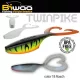 Biwaa Twinpike 15cm 24gr 18 Roach Gumihal 3db