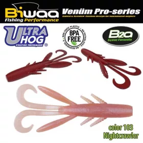 Biwaa Ultra Hog 10cm 103 Nightcrawler Gumi Műcsali 8db