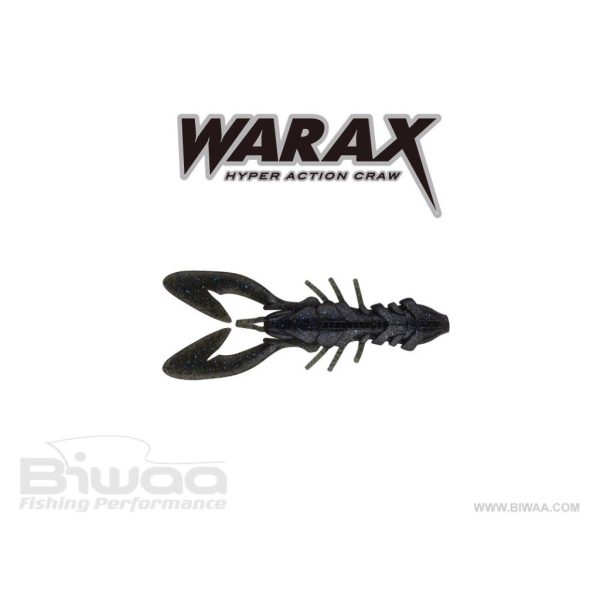 Biwaa Warax 10cm 10 Black & Blue Gumi Műcsali 6db