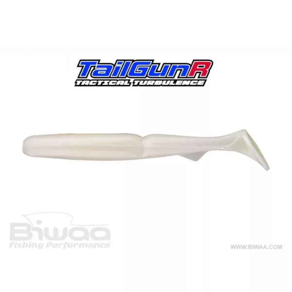 Biwaa Tailgunr 9cm Pearl White rubbervis 7st/verpakking