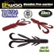 Biwaa Ultra Hog 10cm 05 Black & Red Gumi Műcsali 8db