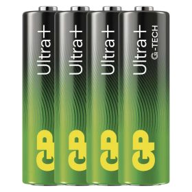 GP Ultra Plus Alkaline Batterij AA 1,5V 4 stuks