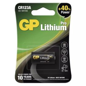 GP Lithium batterij CR123A 1 stuk/blister