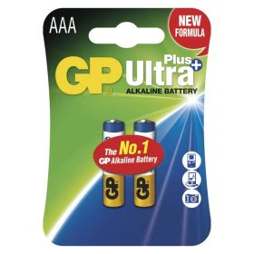 GP Ultra Plus Alkaline batterij AAA 2 stuks/blister