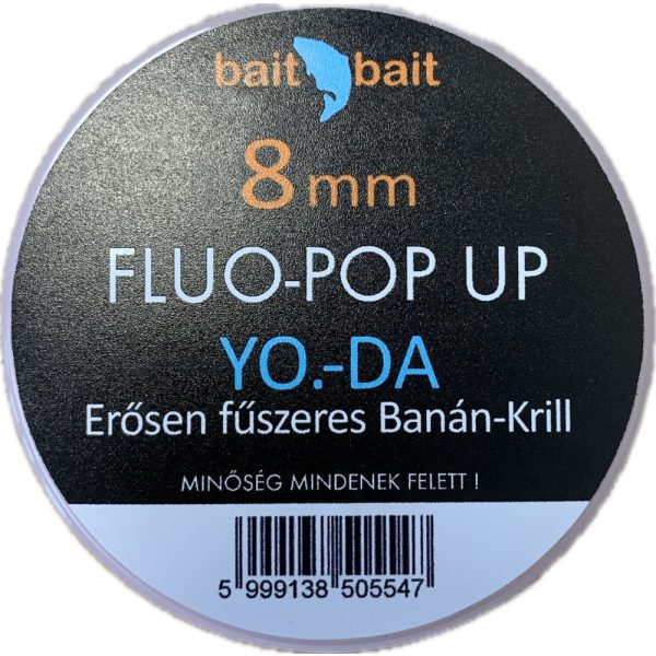 BaitBait Yoda Fluo Pop Up Boilie 8mm 20gr