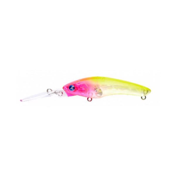 BlueBlue Kumihon Deep 75S 7,5cm 12gr #03 Transparant Roze Chartreuse Wobbler