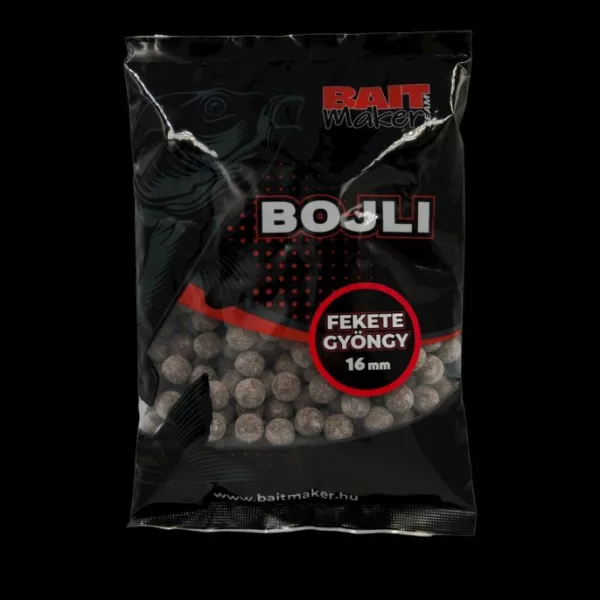 Bait Maker 16mm Zwarte Parel Boilie 800gr