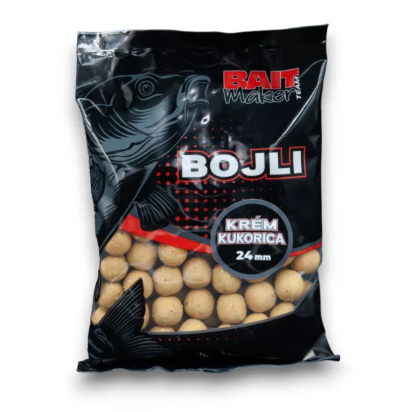 Bait Maker 24mm Crème Maïs Boilie 800gr