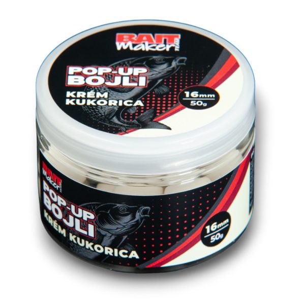 Bait Maker 16mm Crème Maïs Pop Up 50gr