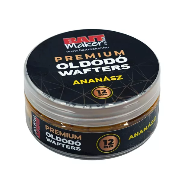 Bait Maker Ananász 12mm Premium Oldódó Wafters 30gr