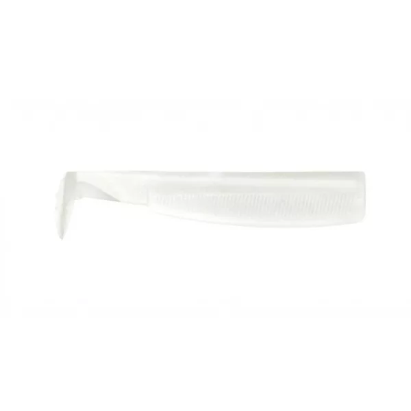 FIIISH 4 stuks 70mm Black Minnow lichaam - Wit kleur Plastic kunstaas
