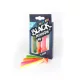 FIIISH 4 stuks 90mm Black Minnow lichaam in levendige kleuren: Green/Orange - Orange/Yellow - Fluo Yellow - Plastic kunstaas