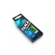 FIIISH 3 stuks 90mm Black Minnow lichaam - Chartreuse kleur Plastic kunstaas