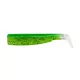 FIIISH 3 stuks 120mm Black Minnow lichaam - Chartreuse kleur Plastic kunstaas