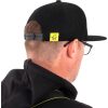Black Cat Flat Peak Cap Zwarte Baseballpet