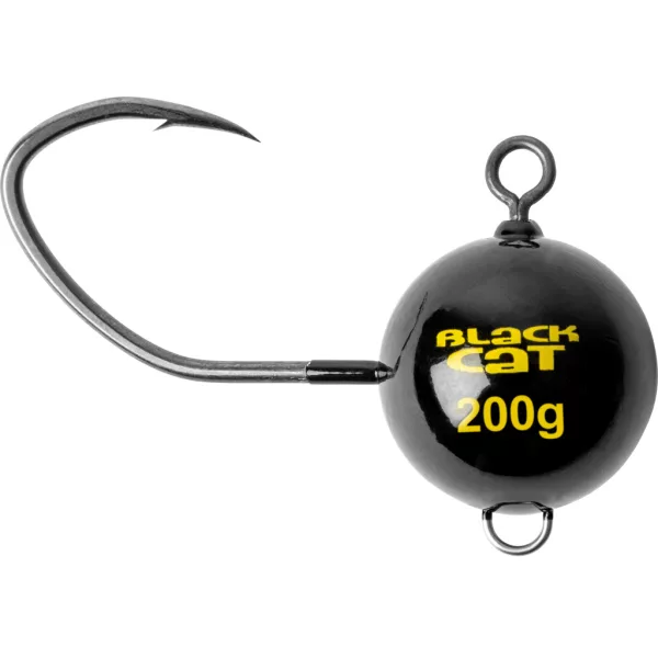 Black Cat Mega Fireball Black DG 10/0 200gr Jigkop