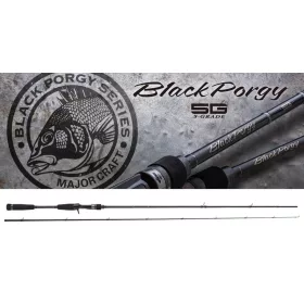   Major Craft Blackporgy 5G BP5B-782M Baitcast R-Fast 2,34m 4-20gr 2 Részes Casting Pergető Bot