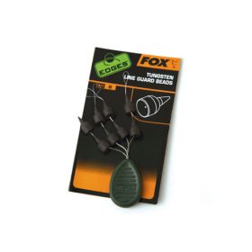 Fox EDGES™ Tungsten Line Guard Beads - x 8 Rubberen Kraal