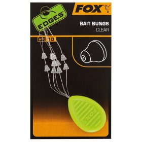Fox EDGES™ Bait Bungs Clear Aas stopper