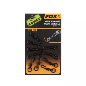 Fox Edges Kwik Change Hook Swivels Wartel 10x10