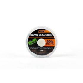 Fox EDGES™ Camo Leadcore 50lb x7m Gevlochten lijn