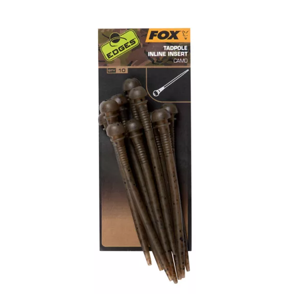 Fox EDGES™ Camo Tadpole Inserts x 10 Rubberen huls