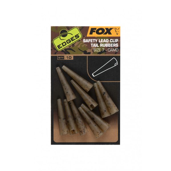 Fox Edges Camo 7 Rubberen Huls 10 stuks